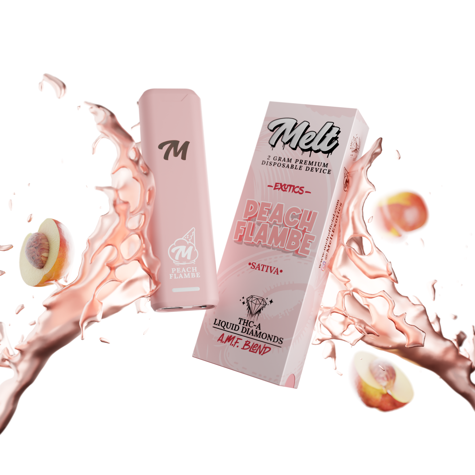 Mind Melters 2g Peach Flambe